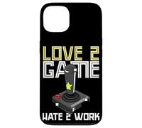 Joueur pour Adultes à l'ancienne Love 2 Game Hate 2 Work Coque pour iPhone 13
