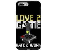 Joueur pour Adultes à l'ancienne Love 2 Game Hate 2 Work Coque pour iPhone 7 Plus/8 Plus
