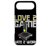 Joueur pour Adultes à l'ancienne Love 2 Game Hate 2 Work Coque pour iPhone Air