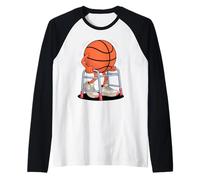 Joueur Retraité Basket Panier Cercle Retraite Manche Raglan