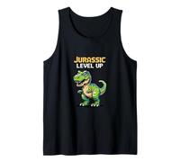 Joueur rétro Jurassic Level Up Pixel Dinosaur Débardeur