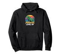 Joueur rétro Jurassic Level Up Pixel Dinosaur Sweat à Capuche