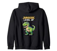 Joueur rétro Jurassic Level Up Pixel Dinosaur Sweat à Capuche