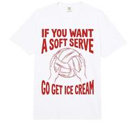 Joueur si Vous Voulez Un Service Doux, Allez Acheter Un Ballon de Volleyball à la crème glacée Comfort Colors Adult Heavyweight T-Shirt