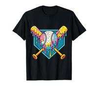Joueur sportif de baseball Respect The Drip Ice Cream T-Shirt