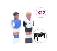 vidaXL Joueurs de baby-foot pour tige de 15,9 mm 22 pcs 92503