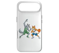 Joueurs de Chat Roux et de Loup Amusants de Basket-Ball Coque pour iPhone Air