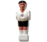 Joueurs de foot, Profi-Soccer Deluxe, pour Kicker avec barres de 16 mm, couleur:blanc