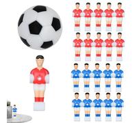 Joueurs de remplacement, hommes de football | 22 figurines de joueur de résine paquet - Poupées de jeu d'intérieur, pièces de rechange, jeu non-slip pour hommes femmes