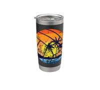 Joueurs professionnels de l'équipe de beach volley Sand Gobelet isotherme en acier inoxydable double paroi