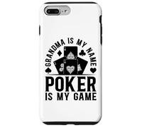 Joueuse de Poker Grand-mère est Mon nom Le Poker est Mon Jeu de Poker Coque pour iPhone 7 Plus/8 Plus