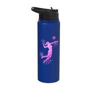 Joueuse De Volley-Ball Stainless Steel Insulated Water Bottle
