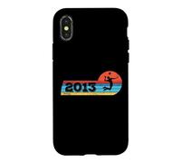 Joueuse de volley-ball Vintage 2013 Anniversaire Volley-ball Coque pour iPhone X/XS