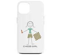 Joueuse d'échecs Amusante pour Femme Coque pour iPhone 13