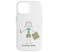 Joueuse d'échecs Amusante pour Femme Coque pour iPhone 14