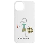 Joueuse d'échecs Amusante pour Femme Coque pour iPhone 14 Plus