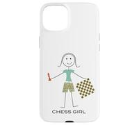 Joueuse d'échecs Amusante pour Femme Coque pour iPhone 15 Plus