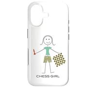 Joueuse d'échecs Amusante pour Femme Coque pour iPhone 17