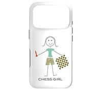 Joueuse d'échecs Amusante pour Femme Coque pour iPhone 17 Pro