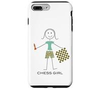 Joueuse d'échecs Amusante pour Femme Coque pour iPhone 7 Plus/8 Plus