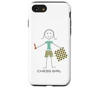 Joueuse d'échecs Amusante pour Femme Coque pour iPhone SE (2020) / 7/8