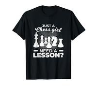 Joueuse d'échecs T-Shirt Graphique avec Valeur