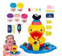 Jouez à la pâte colorée, jouez des jeux d'argile pour les enfants | Jouez des outils de modélisation des outils d'argile - Machine à pâtes de style dessin animé - Jouet de cuisine pour anniversaire de