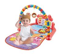 Jouez à la salle de gym pour bébé | Gymnase pour bébés - Tapis de jeu ronds multifonctionnels de temps de ventre, cadeau de développement précoce de centre d'activité musicale pour les nourrissons nou