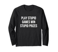 Jouez à Stupid Games Gagnez des Prix stupides Manche Longue