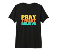 Jouez à Trust Believe in 3D Text Style Design T-Shirt Haut de Gamme
