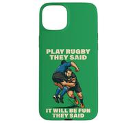 Jouez au rugby They Said It Will Be Funny Bokke World Coque pour iPhone 15 Plus