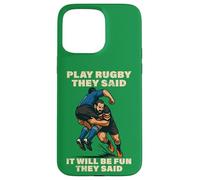 Jouez au rugby They Said It Will Be Funny Bokke World Coque pour iPhone 15 Pro Max