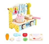 Jouez des Ensembles de Cuisine , Un Ensemble prétendants pour Tout-Petit, Mignon Chef Cooking Playset avec Accessoires, rôles Amusants Kitchens Toys for Imaginative Apprenting, Ho