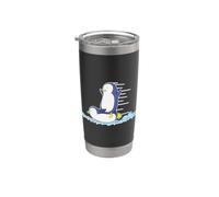 jouez et faites glisser les pingouins Gobelet isotherme en acier inoxydable double paroi