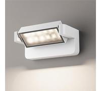 JOUFNING Applique Murale Extérieure LED 24 W, Spot Encastrable LED Exterieur Étanche IP65, Projecteur Orientable À 350°, Idéale pour Jardin, Garage Ou Cour(A-Warm Light)