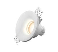 JOUFNING Applique Murale - Luminaire Encastré en Plâtre, Spot Intelligent, Applique À 3 Températures De Couleur Et Intensité Variable, LED sans Cadre, Spectre Complet(7w)