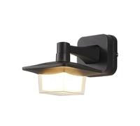 JOUFNING Appliques Murales Extérieures, Éclairage Paysager LED, Lampes De Terrasse Étanches, Abat-Jour en Verre Dépoli, Lanternes À Fixer, pour Chambre, Salon, Couloir(Warm White,50W(110-240V))