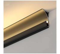 JOUFNING Bandes LED De Plafond, Gorge Lumineuse Réfléchissante Suspendue, Luminaire Linéaire en Saillie pour Éclairage Indirect, Éclairage D'ambiance pour Salon Et Couloir