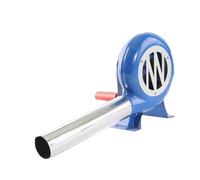 JOUFNING Forgeron Manuel Forge Souffleur - Ventilateur À Popcorn Iron Gear avec Conduit De Cuisson, Pales en Métal Et Excitateur De Flamme De Démarrage(250W)