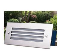 JOUFNING Lampe Jardin Enterré - Spot Encastrable LED Exterieur, Spots D'extérieur Encastrés pour Escaliers, Projecteur LED Étanche IP65, Lampe d'angle Encastrée 220 V(White,5W)