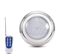 JOUFNING Lampe Submersible À LED pour Fontaine, Lampe sous-Marine pour Piscine, Spot Annulaire Étanche IP68 pour Bassin, Éclairage Paysager À Changement De Couleur RVB AC 12 V(45W)