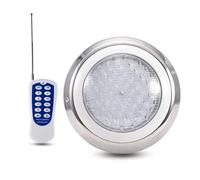 JOUFNING Lampe Submersible pour Fontaine, Lampe De Piscine, Spot Annulaire Étanche IP68, Éclairage Paysager À Changement De Couleur RVB AC 12 V, avec Télécommande(45W)