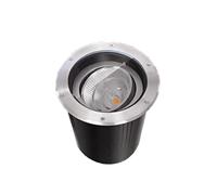 JOUFNING Lumière Jardin Enterré - Spot Encastrable LED Exterieur - 24V CA Spot Encastrable LED Exterieur, Spots LED Encastrés À Angle Réglable Et Étanches IP67(Warm White Color,7W)