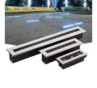 JOUFNING Lumière Jardin Enterré - Spot Encastrable LED Exterieur 9 W, Spot Basse Tension Étanche IP65, pour Éclairage D'allée, De Terrasse Ou De Marches(Blue,85-245V(12W))