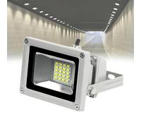 JOUFNING Lumière Jardin Enterré - Spot Encastrable LED Exterieur, Applique Murale Étanche IP65, Projecteur De Sécurité Ultra-Lumineux AC85-265V, pour Panneaux Publicitaires(White Light,20W)