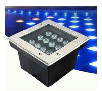 JOUFNING Lumière Jardin Enterré - Spot Encastrable LED Exterieur, Étanche IP66, AC85-265V, pour Éclairage De Jardin, Allée, Escaliers, Terrasse(Green,3W)