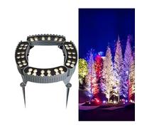 JOUFNING Lumière Jardin Enterré - Spot Encastrable LED Exterieur, Lampes À Enfiler pour Arbres, Lampe LED Étanche IP65, Système D'emboîtement Extensible pour Arbres/colonnes Romaines(Blue,60W(24v))