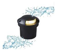 JOUFNING Lumière Jardin Enterré - Spot Encastrable LED Exterieur, Projecteur Extérieur Étanche IP65, Forteresse D'éclairage De Chemin De Feu Latéral Basse Tension AC85-265V(Warm White,6W)