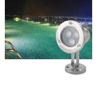 JOUFNING Lumière LED Submersible - Spot Encastrable Exterieur, Lampe De Piscine Extérieure 12 V, Projecteur De Bassin Étanche IP68, Éclairage Paysager Réglable, pour Éclairage(Warm White,24W)