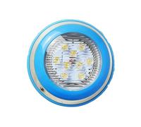 JOUFNING Lumière LED Submersible - Spot Encastrable Exterieur, Projecteur De Bassin Multicolore RGB, Étanche IP68, 12 V CA, pour Hôtels, Terrasses Et Villas(Yellow,9W)
